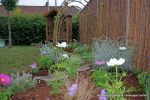 Sensory garden installed at childrens nursery and planted out to allow children to learn more about sight, sound, feel and smell 