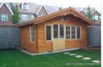 New treated log cabin for hot tub supplied and installed