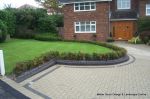 Topiary hedging installed