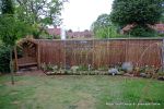 Sensory garden installed at childrens nursery and planted out to allow children to learn more about sight, sound, feel and smell 