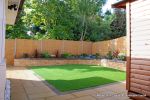 Artificial grass stays green all year round and easy to maintain  