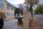 Double brick walls & pillars using matching brick to property with brick on edge to finish