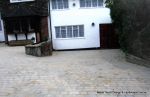 AFTER: New driveway installed using Marshall's Tegula paving with contrasting charcoal border