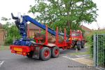 Before: We delivered Oak trunk to the school nursery