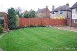  AFTER: New lawn installed in 3 rings all edged with Tegula setts in pennant grey, new planting installed with maintenance plan  